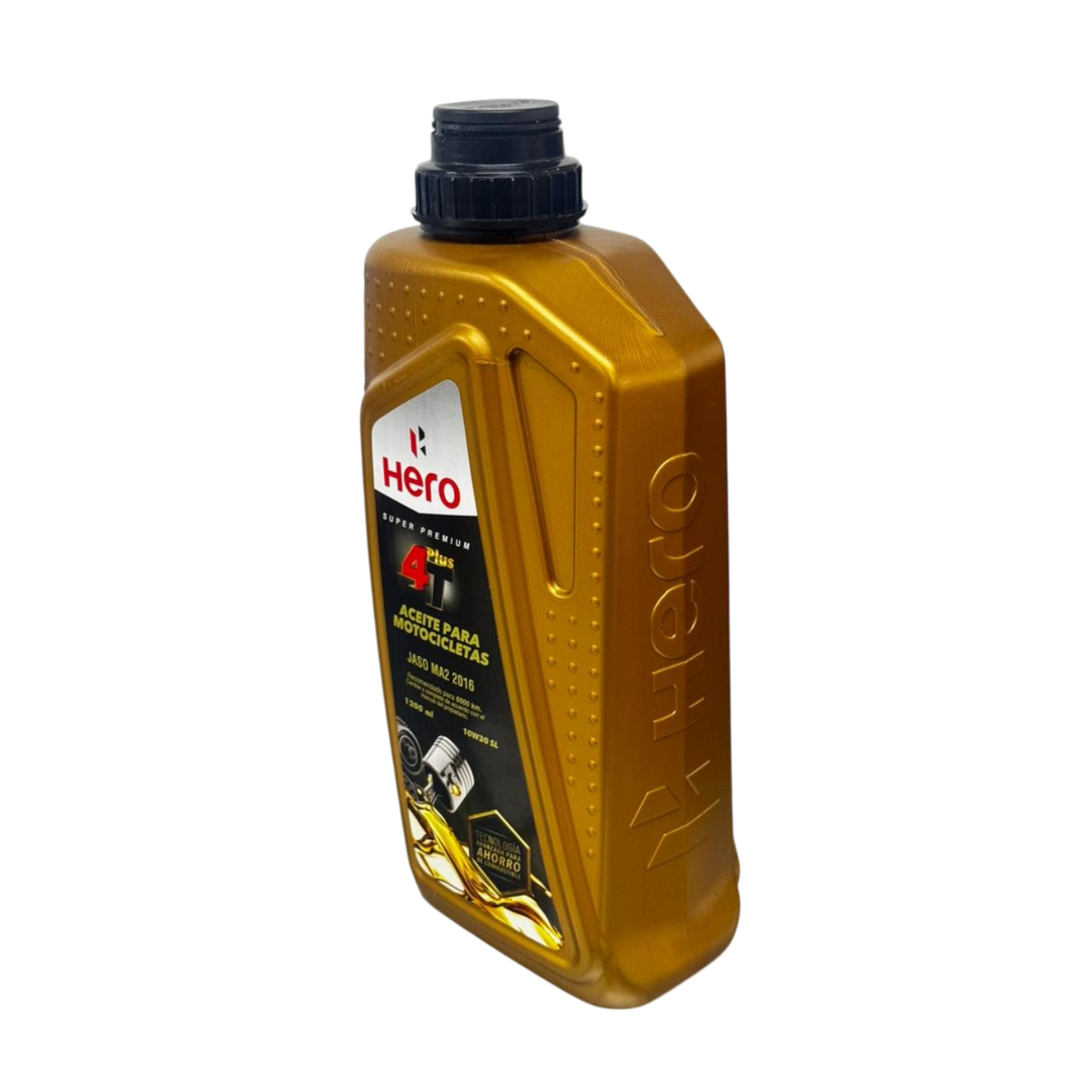 Aceite de Motor Hero 10W30 Semisintetico Freemplus 4 Tiempos - Mundimotos