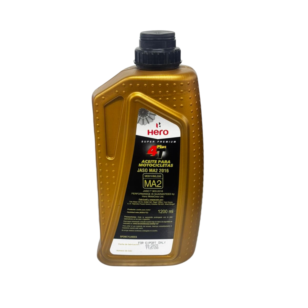 Aceite de Motor Hero 10W30 Semisintetico Freemplus 4 Tiempos - Mundimotos