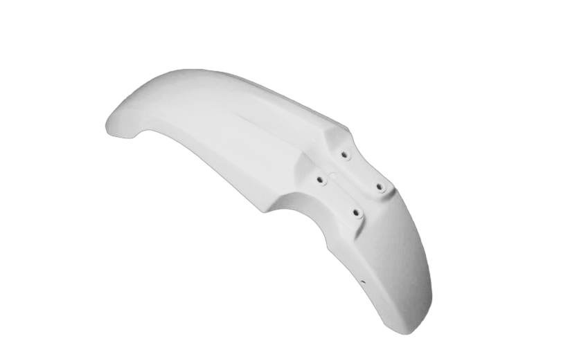 Guardabarro trasero frontal Dt125/99 blanco original - Mundimotos