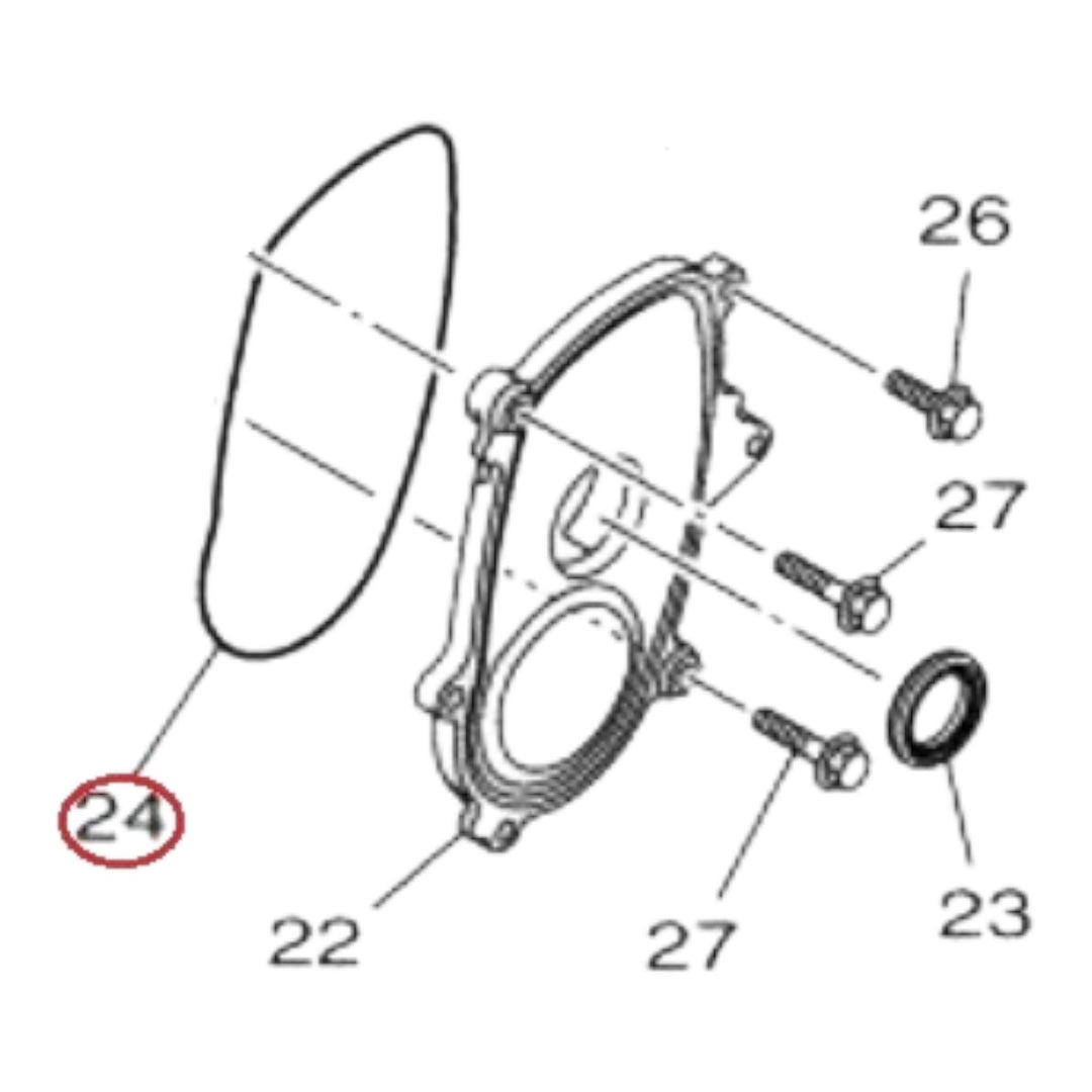 ORING TAPA CIGU LH  NMAX ABS BBE1 - Mundimotos