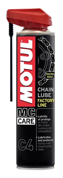 Lubricante de Cadena Motul C4 Chain Lube Line 400 Mililitros-Mundimotos
