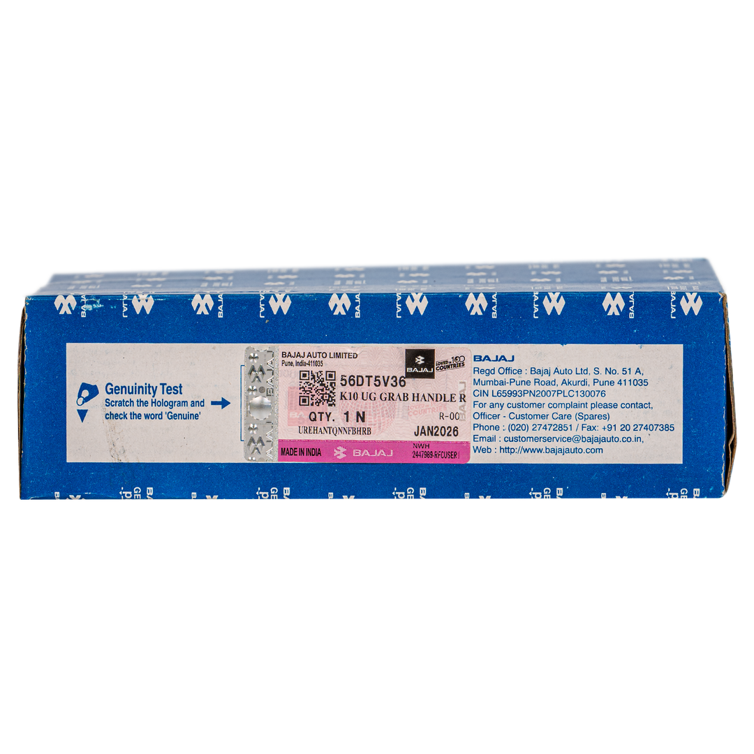 empaque Agarradera De Pasajero Derecha Dominar 400 Ug/Abs/250 Bsvi Bajaj Original mundimotos