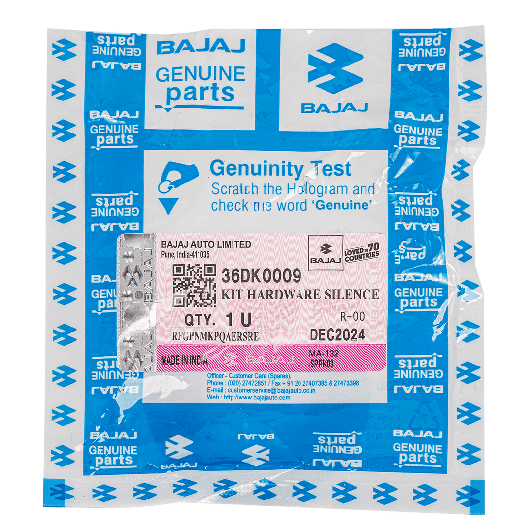 empaque Kit Soporte de Mofle Pulsar 180 Ug Bajaj Original completa
