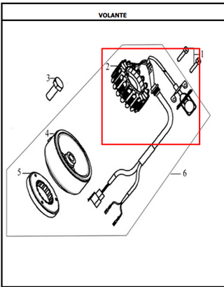STATOR CR5 180 ORIGINAL - Mundimotos