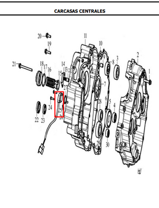 SWITCH CAMBIOS TTX180 ORIGINAL - Mundimotos