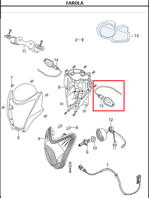 DIRECCIONAL FR/LH TTX180 ORIGINAL - Mundimotos