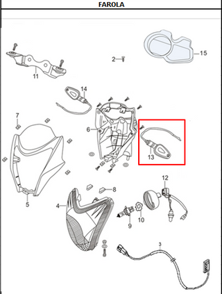 DIRECCIONAL FR/LH TTX180 ORIGINAL - Mundimotos