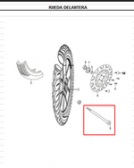 Cargar imagen en el visor de galería, EJE FR 180TTX ORIGINAL - Mundimotos