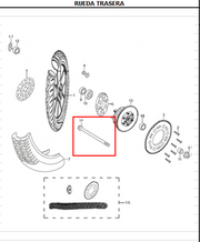 EJE RR 17X290 R16 TTX180 ORIGINAL - Mundimotos