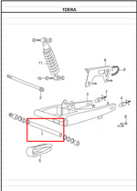 Cargar imagen en el visor de galería, BUJE TIJERA TTX180 ORIGINAL - Mundimotos