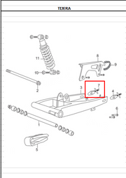 TENSOR CADENA RH TTX180 ORIGINAL - Mundimotos