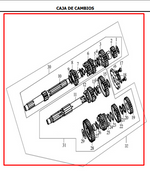 Load image into Gallery viewer, CAJA CAMBIOS COMPLETA TTR180 ORIGINAL - Mundimotos