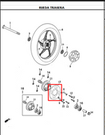 Cargar imagen en el visor de galería, KIT ARRASTRE 14/40 EVOR3-125/150 ORIGINAL - Mundimotos