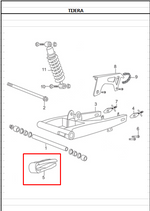 Cargar imagen en el visor de galería, DESLIZADOR CADENA TTX180/TTR180 ORIGINAL - Mundimotos