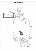 Cargar imagen en el visor de galería, MANIGUETA RH EVO R3/CR5 ORIGINAL - Mundimotos