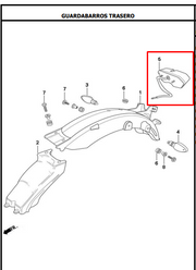 STOP LED AK125SLR ORIGINAL - Mundimotos