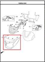 Cargar imagen en el visor de galería, Carenaje Akt Slr-C 125 Original - Genuine parts