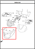 Carenaje Akt Slr-C 125 Original - Genuine parts