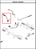 Load image into Gallery viewer, PEDAL CRANK NKR125/SLR125 ORIGINAL - Mundimotos
