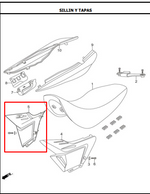 Load image into Gallery viewer, TAPA RH TTR125/150 ORIGINAL - Mundimotos