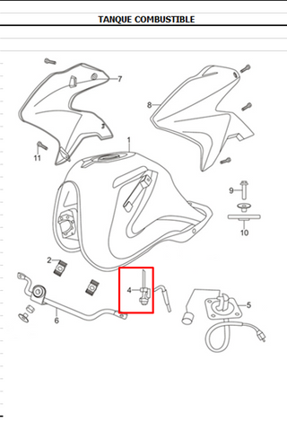 LLAVES GAS TTR125/150 ORIGINAL - Mundimotos