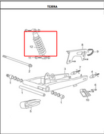 Cargar imagen en el visor de galería, Amortiguador Akt Ttr150 - Mundimotos