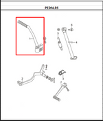 Cargar imagen en el visor de galería, PEDAL CRANK TTR125/150 ORIGINAL - Mundimotos