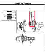 Load image into Gallery viewer, KIT BIELA CR5/TTR180/TTX180/TTR200 ORIGINAL - Mundimotos