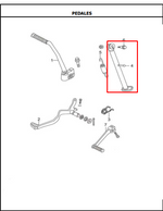 Cargar imagen en el visor de galería, GATO LATERAL TTR125/150 ORIGINAL - Mundimotos