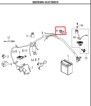 PITO TTR125/150 ORIGINAL - Mundimotos