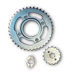 Cargar imagen en el visor de galería, KIT SPROKET TT125/150 15/46 NACIONAL - Mundimotos