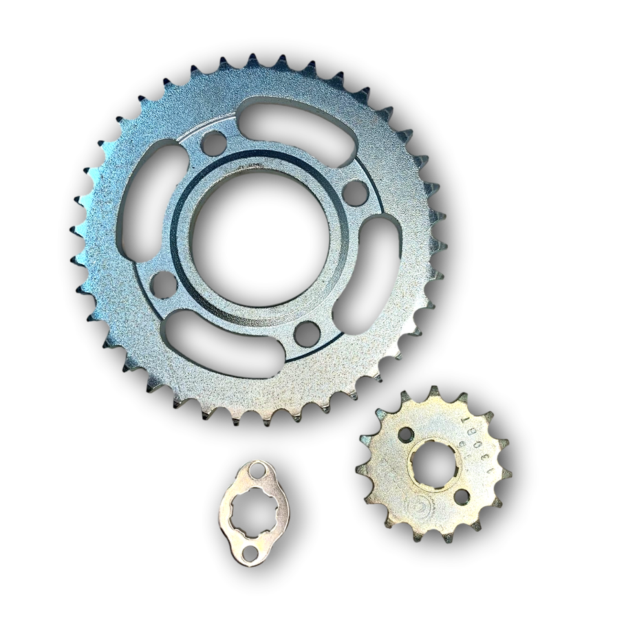 KIT SPROKET TT125/150 15/46 NACIONAL - Mundimotos