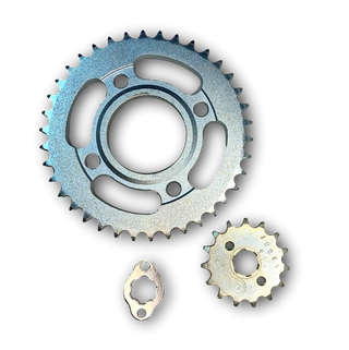 KIT SPROKET TT125/150 15/46 NACIONAL - Mundimotos