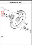 BUJE 12X21X24 FR/RH SL125 ORIGINAL - Mundimotos