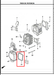ORING CULATIN JET4/DYNM>12 ORIGINAL - Mundimotos