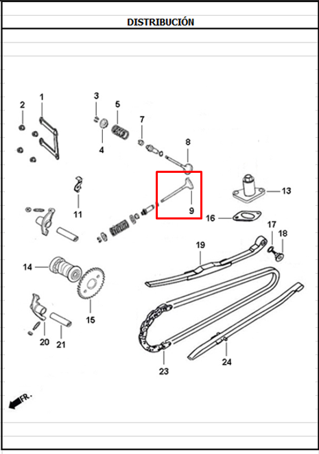 VALVULA IN JET4/DYNMC MN ORIGINAL - Mundimotos