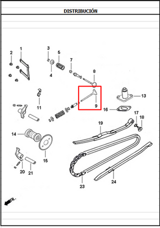 VALVULA IN JET4/DYNMC MN ORIGINAL - Mundimotos