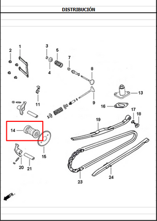 ARBOL LEVAS DYNM>12/JET4 ORIGINAL - Mundimotos