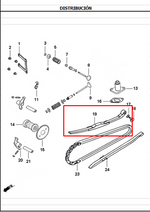 Cargar imagen en el visor de galería, GUIA TENSOR CADENILLA JET4 ORIGINAL - Mundimotos