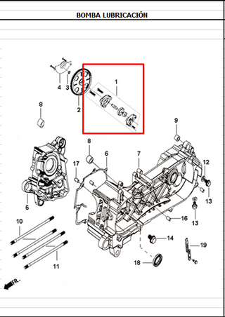 BOMBA OIL DYNAMIC/JET4 ORIGINAL - Mundimotos