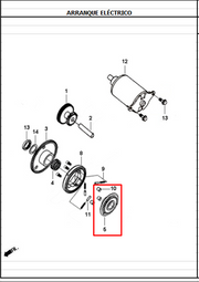 PINON CLUTCH 28T DYNAMIC ORIGINAL - Mundimotos