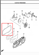 EMPAQUE CLUTCH DYNAMIC>12/JET4 ORIGINAL - Mundimotos