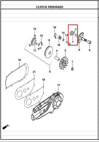 RESORTE CRANCK DYNAMIC R ORIGINAL - Mundimotos