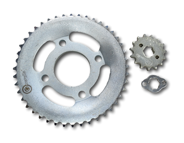 KIT SPROKET AK200 SM-XM NACIONAL - Mundimotos