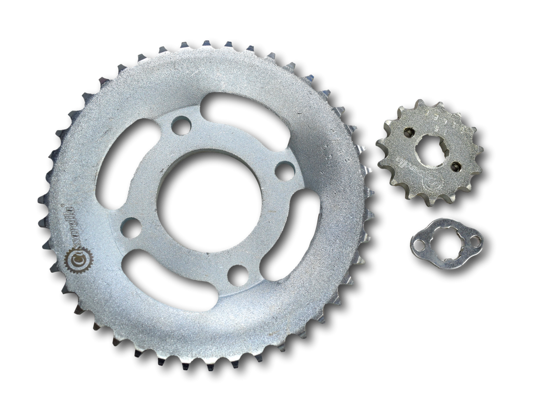 KIT SPROKET AK200 SM-XM NACIONAL - Mundimotos