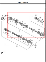 Load image into Gallery viewer, EJE SALIDA CTO NKDR ORIGINAL - Mundimotos