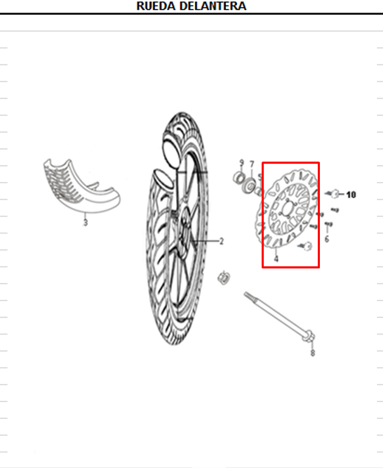 DISCO FRENO FR XM180 ORIGINAL - Mundimotos