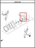 Cargar imagen en el visor de galería, CUENCA FAROLA AK125SL/NKD/EVO125 ORIGINAL - Mundimotos