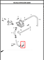 Cargar imagen en el visor de galería, EMPAQUE TUBO GASES NKD/TT/TTR ORIGINAL - Mundimotos