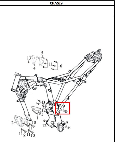 TORNILLO A 10X110 HEXAGONO ORIGINAL - Mundimotos